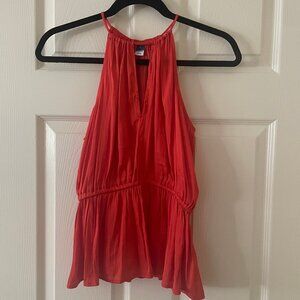 Satin Halter Blouse